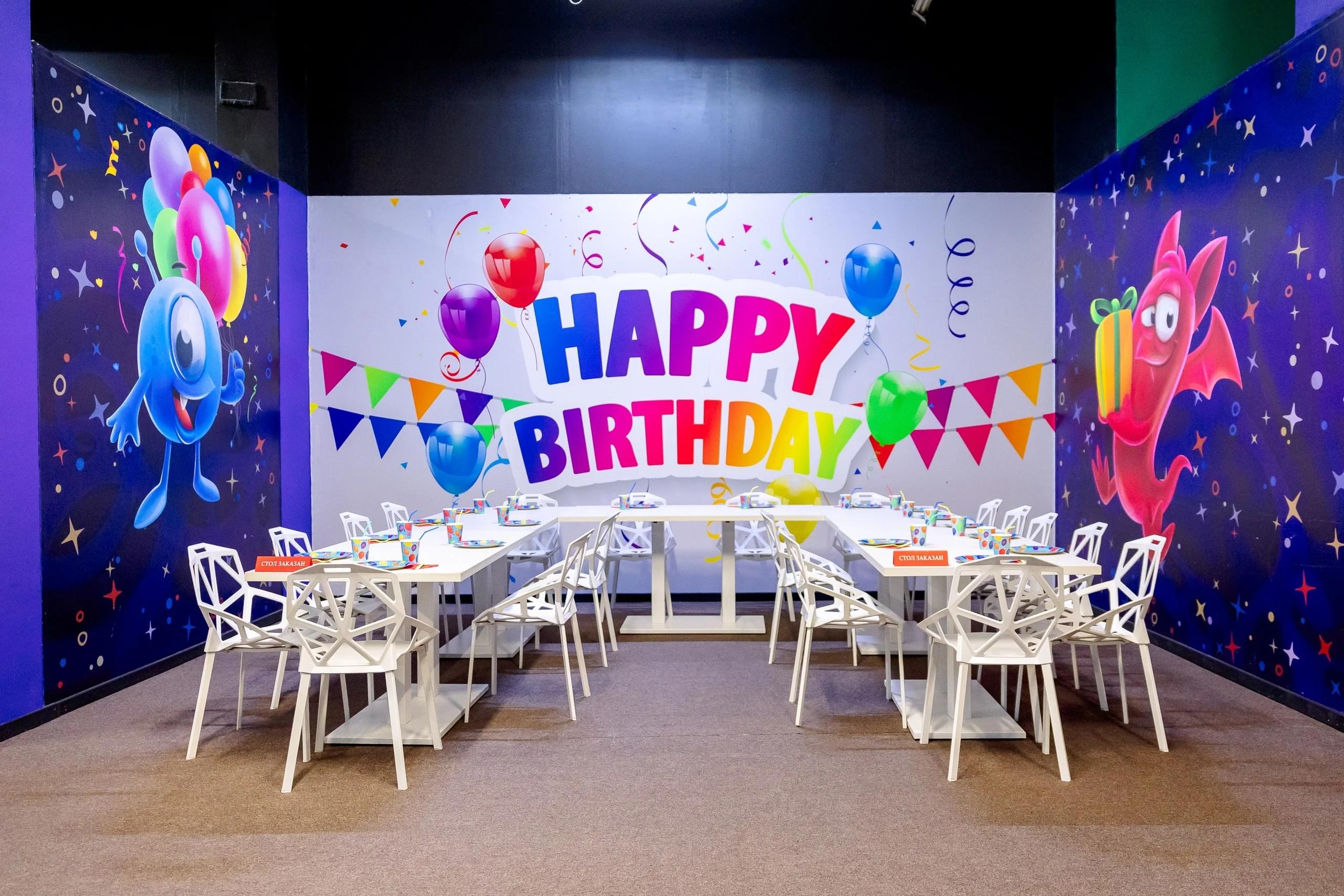 Интерьер детского кафе Крутокафе